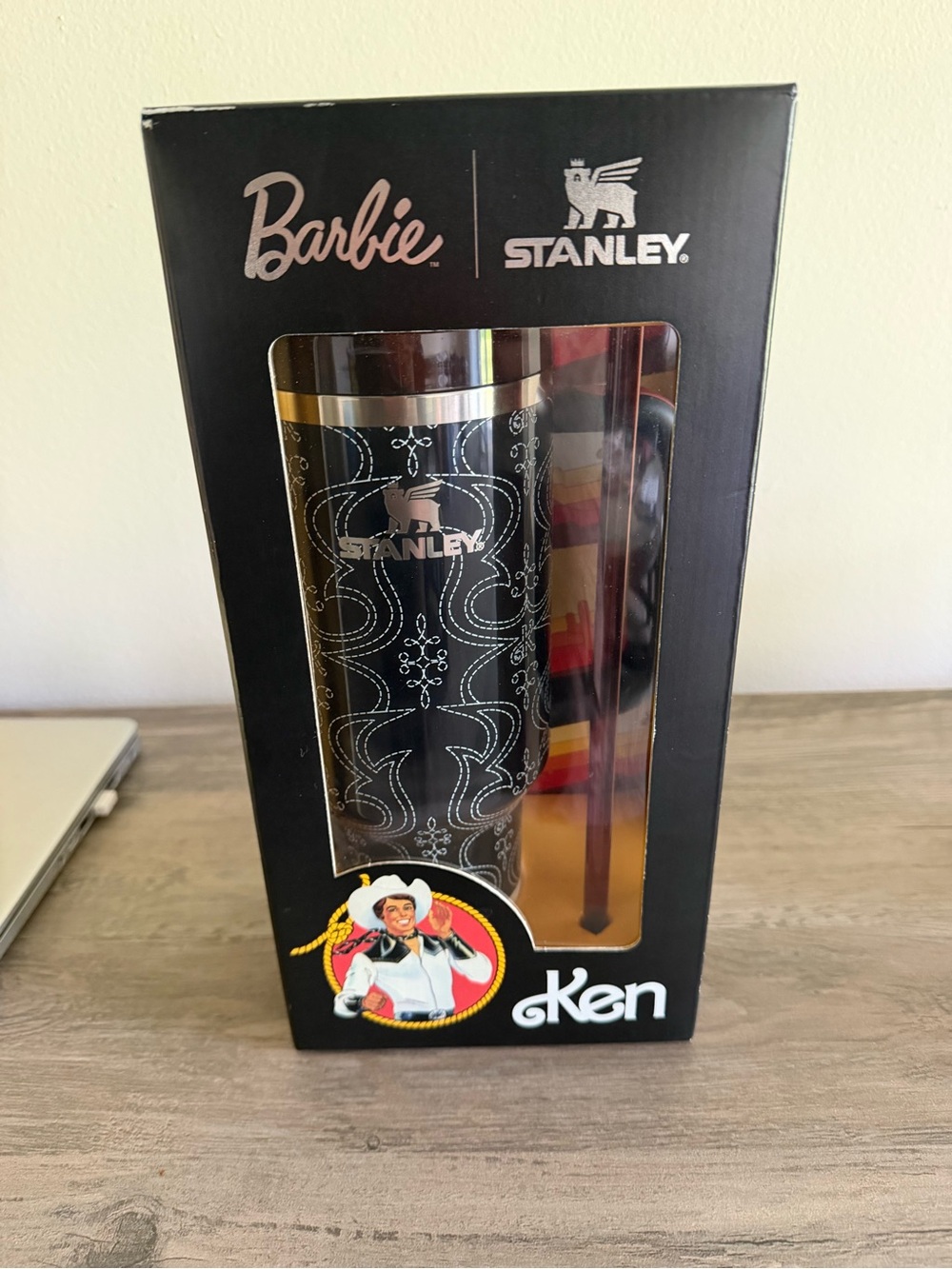 Stanley Black and Gold 'Howdy Ken' Quencher H2.0 Tumbler Box